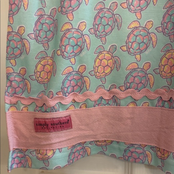 Simply Southern Pink & green Womans Dress small - Picture 4 of 6